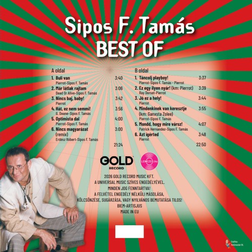 Sipos F. Tamás - Best of (Piros - LP)