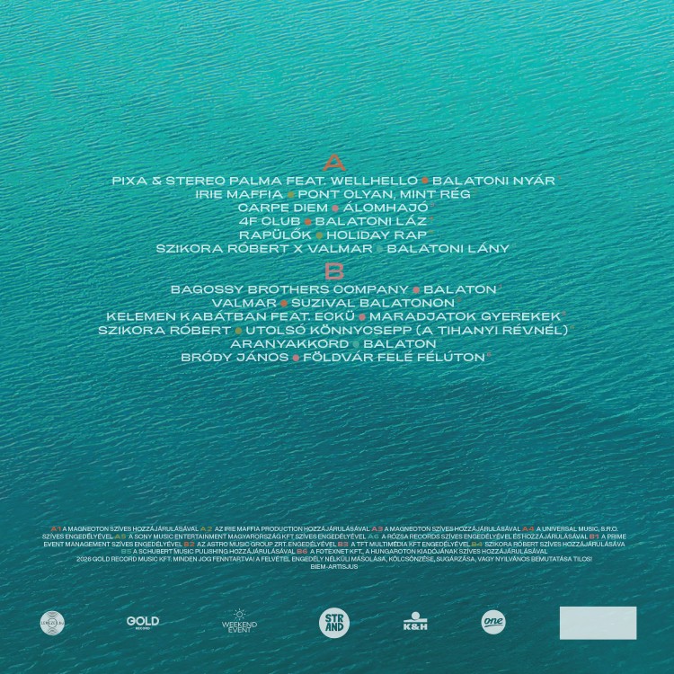 Válogatott Előadók - Strand: Best of Balaton (Türkiz - LP)