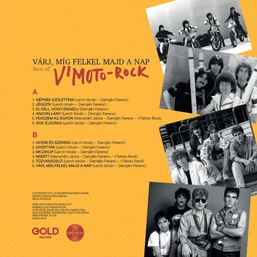 V’Moto-Rock - Várj, míg felkel majd a nap (Piros - LP)