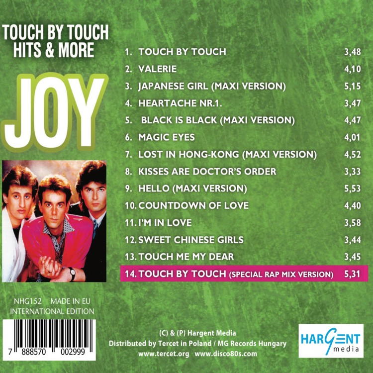 Joy - Touch by Touch [Hits and More] (CD)