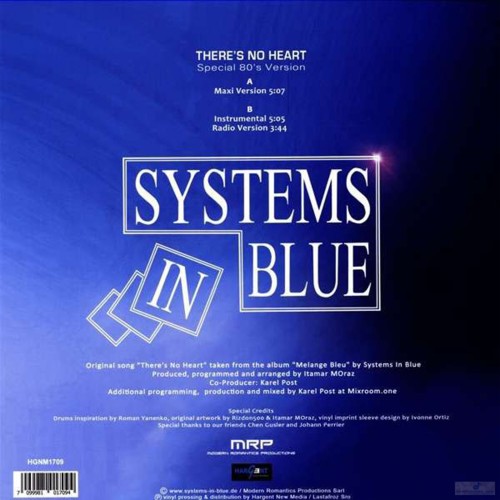 Systems In Blue - There's  no Heart (12" Maxi)