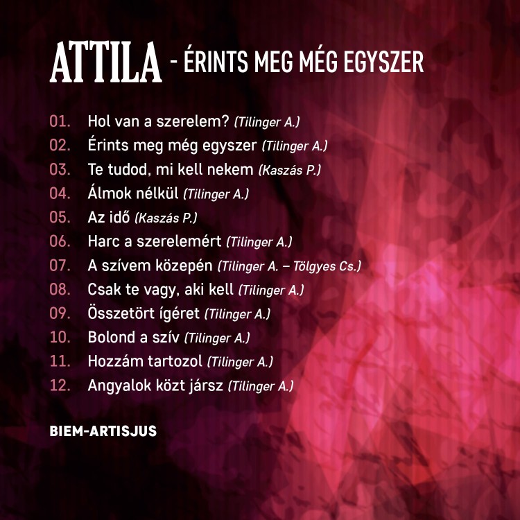 Attila - Érints meg még egyszer (CD)