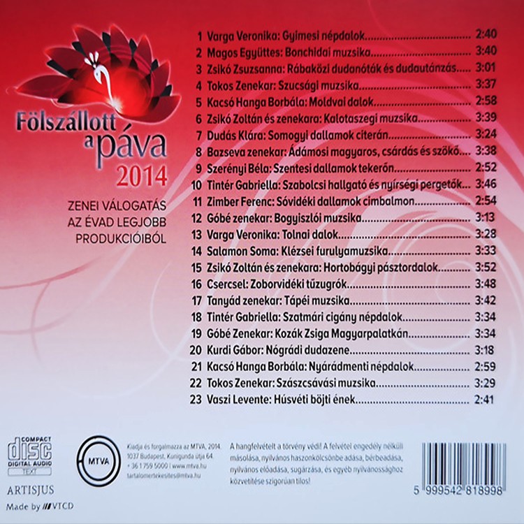 Fölszállott a páva (CD) Fölszállott a páva (CD)