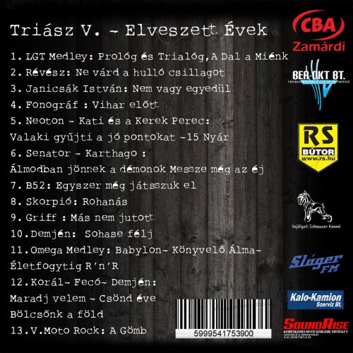 Triász - Elveszett évek (CD)