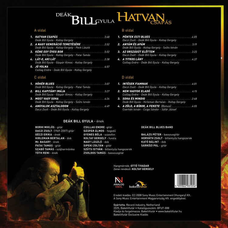 Deák Bill Gyula - Hatvan csapás (2LP)