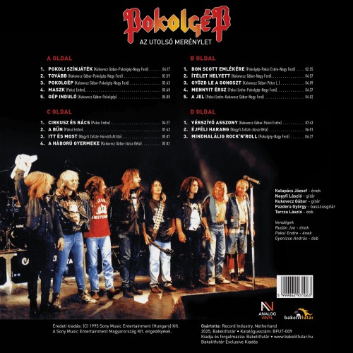 Pokolgép - Az utolsó merénylet (2LP) 
