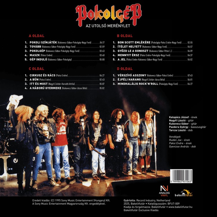 Pokolgép - Az utolsó merénylet (2LP)  Pokolgép - Az utolsó merénylet (2LP)