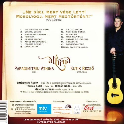 Papadimitriu Athina - Latin érintés - Historia De Un Amor (CD)