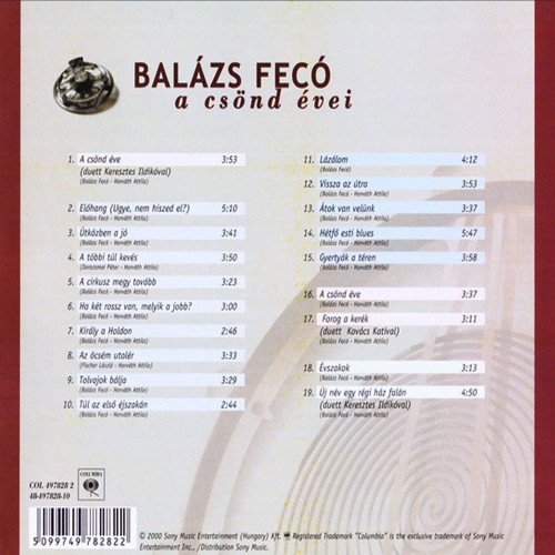 Balázs Fecó - A csönd évei (CD)