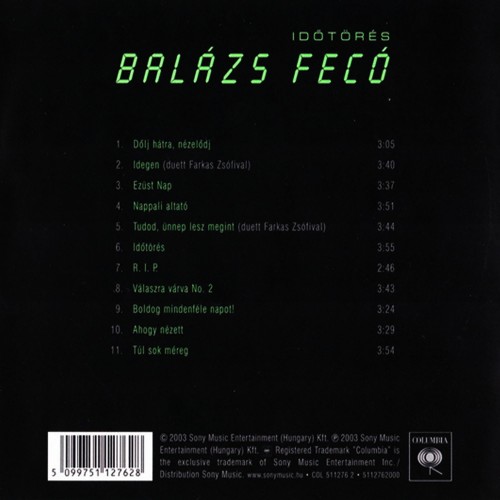 Balázs Fecó - Időtörés (CD)