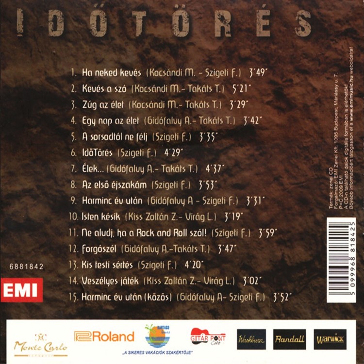 Karthago - Időtörés (CD)