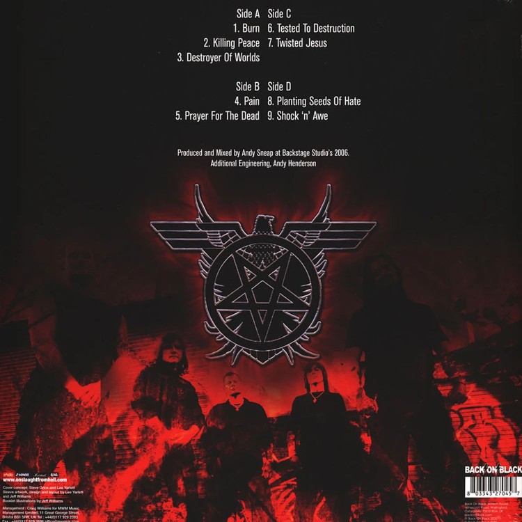 Onslaught - Killing Peace (Clear - 2LP)