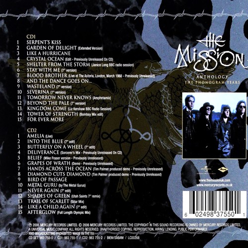 The Mission - Anthology [The Phonogram Years] (2CD)