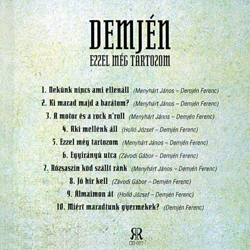 Demjén Ferenc - Ezzel még tartozom (CD)
