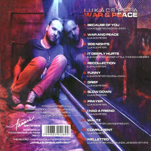 Lukács Peta - War & Peace (CD)