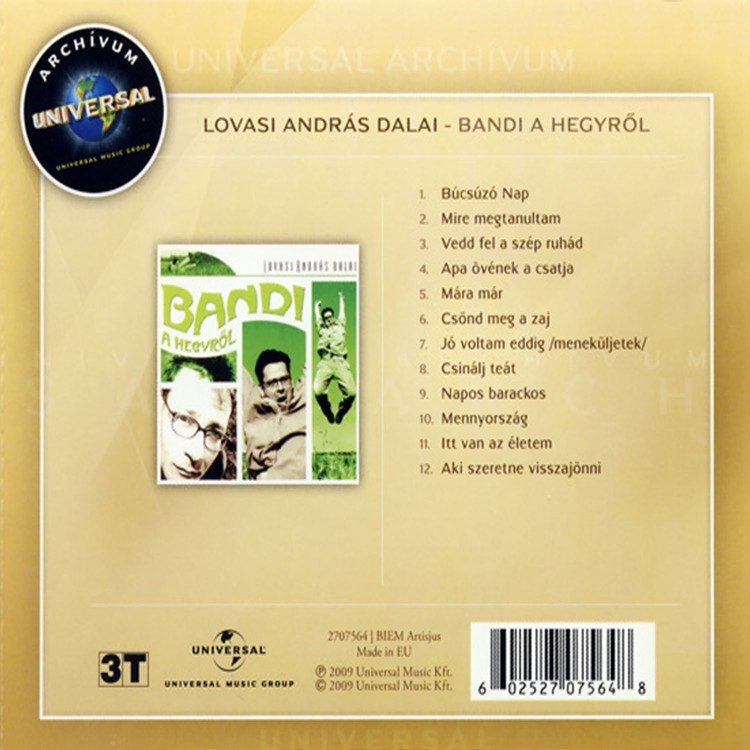 Lovasi András - Bandi a hegyről (CD) Lovasi András - Bandi a hegyről (CD)