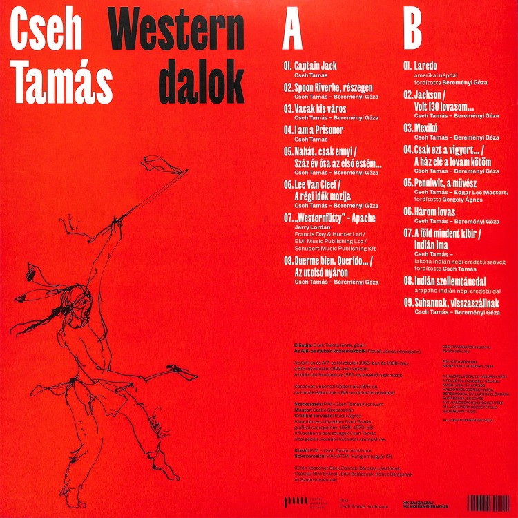  Cseh Tamás - Western dalok (LP)