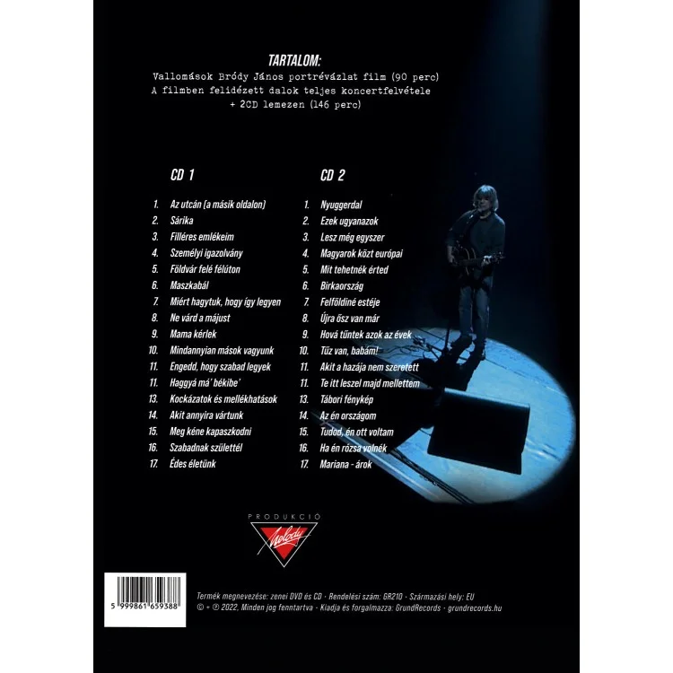 Bródy János - Vallomások [Portrévázlat] (DVD+2CD)