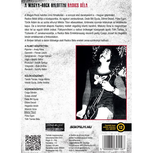 Dokumentumfilm - A Magya-Rock halottai (DVD)