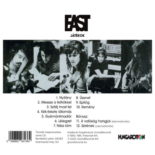 East - Játékok (CD)