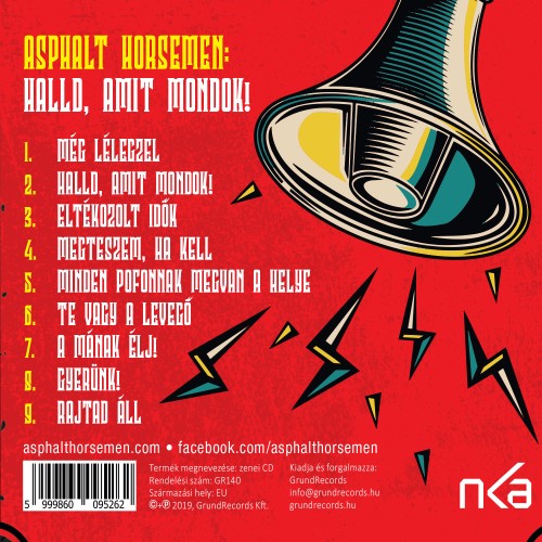 Asphalt Horsemen - Halld, amit mondok! (CD)