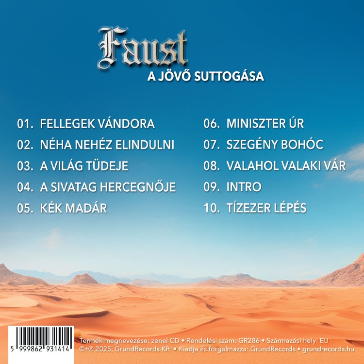 Faust - A jövő suttogása (CD) Faust - A jövő suttogása (CD)