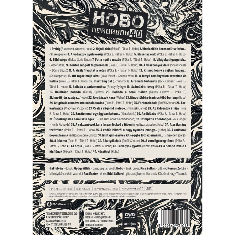 Hobo - Vadászat 40 [2024.02.10-Aréna] (DVD)