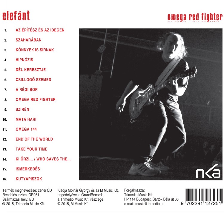 Molnár 'Elefánt' György - Omega Red Fighter (CD)