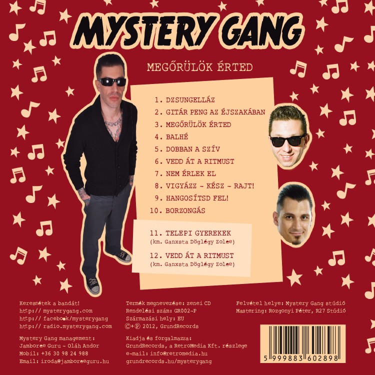 Mystery Gang - Megőrülök érted (Papírtokos CD) Mystery Gang - Megőrülök érted (Papírtokos CD)