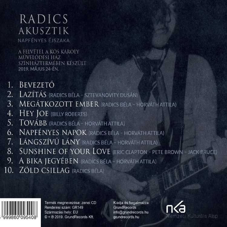 Radics Akusztik - Napfényes éjszaka (CD)