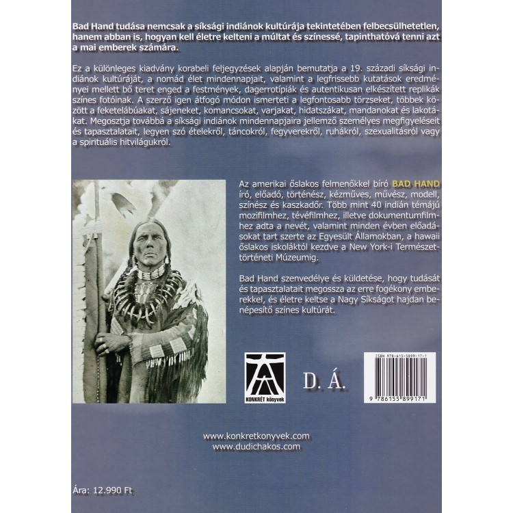 Michael Bad Hand - A síksági indiánok kultúrája (könyv)