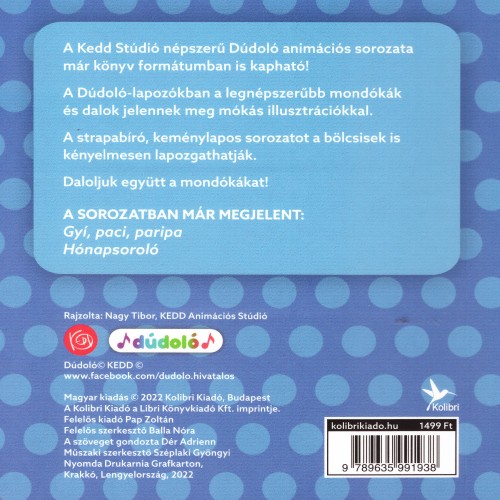 Gyermekkönyv - Dudoló [Házasodik a tücsök] (könyv)