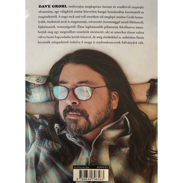 Dave Grohl - A történetmondó [Emlékek életről és zenéről] (könyv)