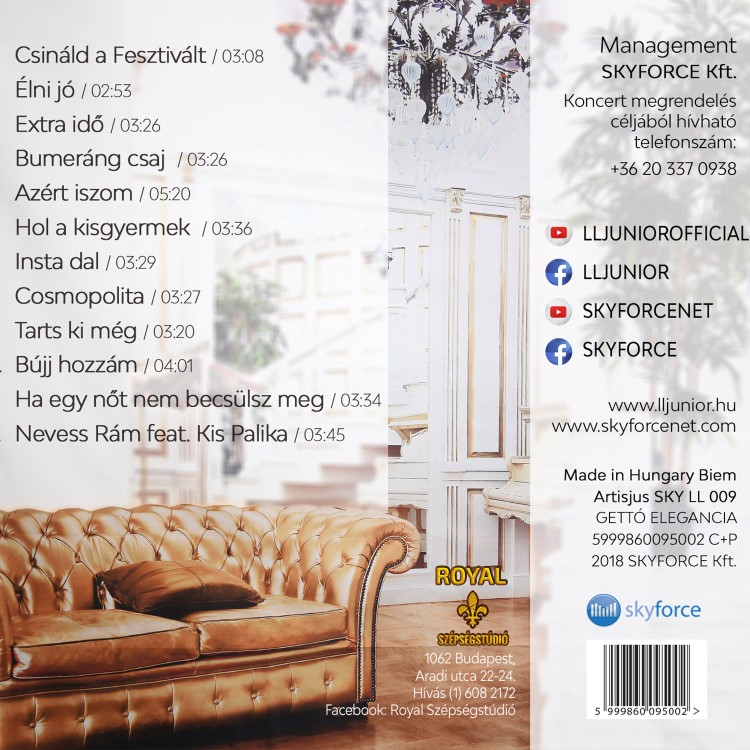 L.L. Junior - Gettó elegancia (CD)