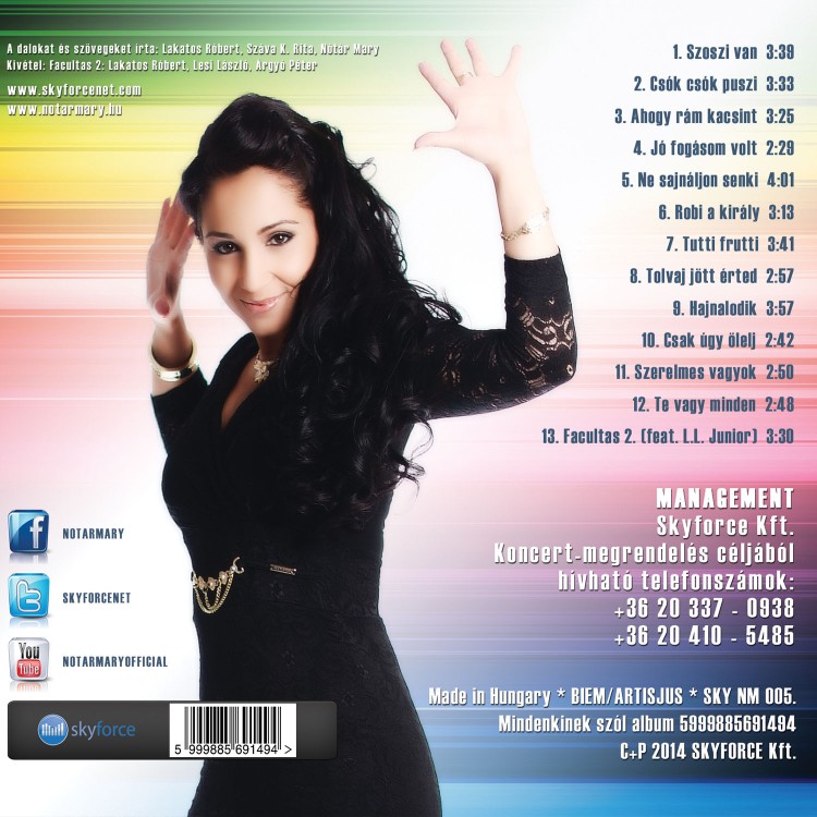 Nótár Mary - Mindenkinek szól (CD)