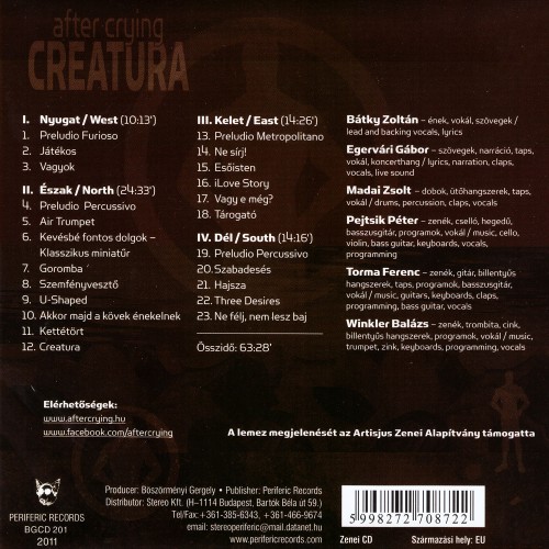 After Crying - Creatura (CD)