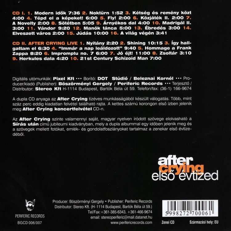 After Crying - Első évtized (2CD)