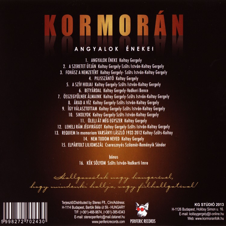 Kormorán - Angyalok énekei (CD)