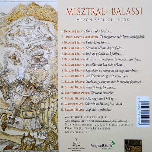 Misztrál, Balassi - Mezőn széllel járók 1554-2004 (CD)