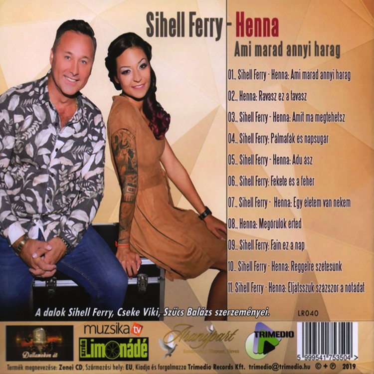 Sihell Ferry & Henna - Ami marad annyi harag (CD) Sihell Ferry & Henna - Ami marad annyi harag (CD)