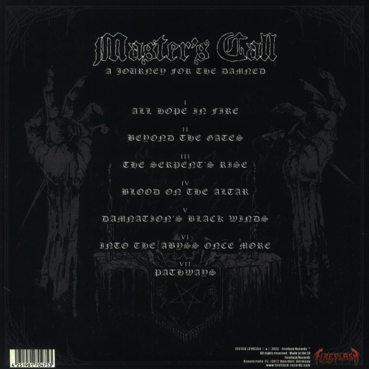 Master’s Call - A Journey For The Damned (Piros - LP)