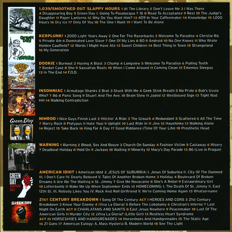 Green Day - The Studio Albums 1990-2009 (8CD) Green Day - The Studio Albums 1990-2009 (8CD)