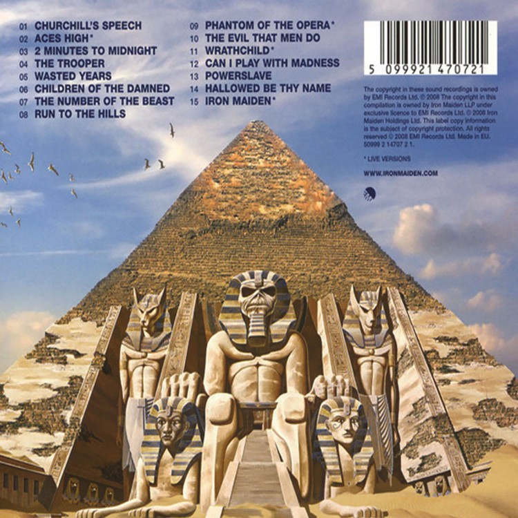 Iron Maiden - Somewhere Back In Time [The Best Of: 1980-1989] (CD)