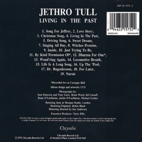 Jethro Tull - Living In The Past (CD)