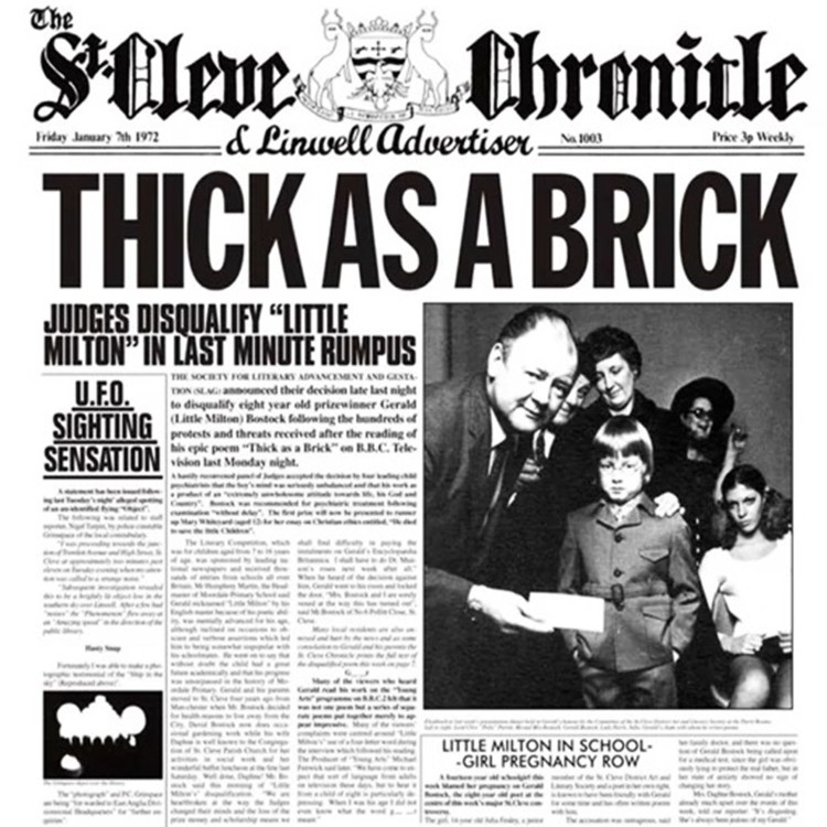 Jethro Tull - Thick As A Brick [The 2012 Steven Wilson Stereo Remix] (CD)