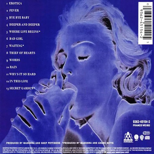 Madonna - Erotica [Clean Version] (CD)