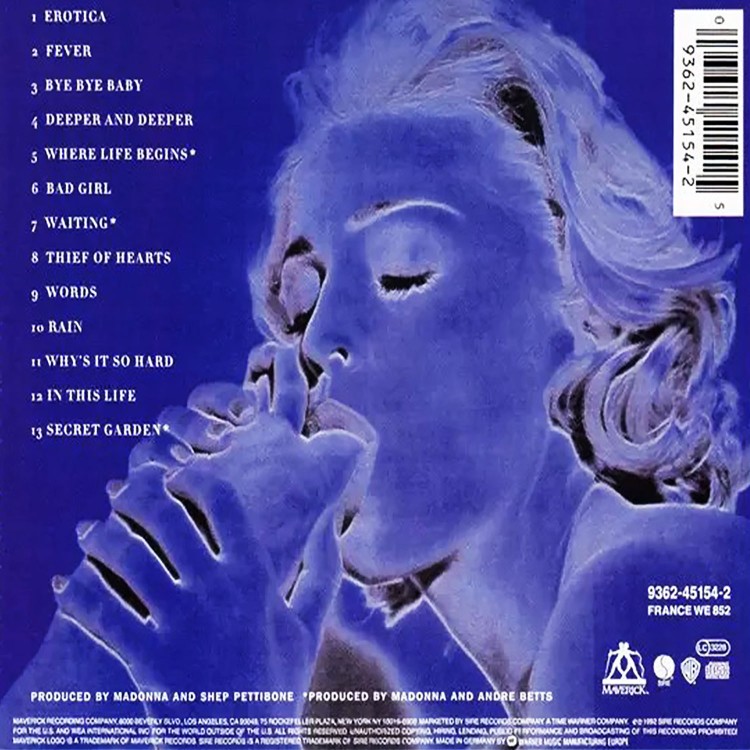 Madonna - Erotica [Clean Version] (CD)