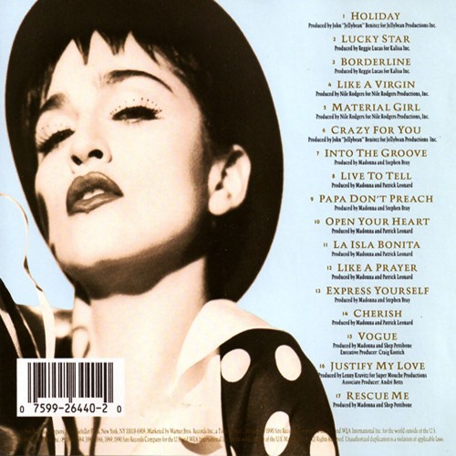 Madonna - The Immaculate Collection (CD)