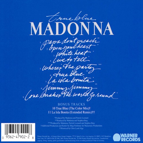 Madonna - True Blue (CD)