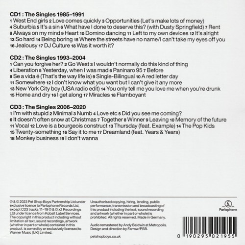 Pet Shop Boys - Smash [The Singles 1985–2020] (3CD)